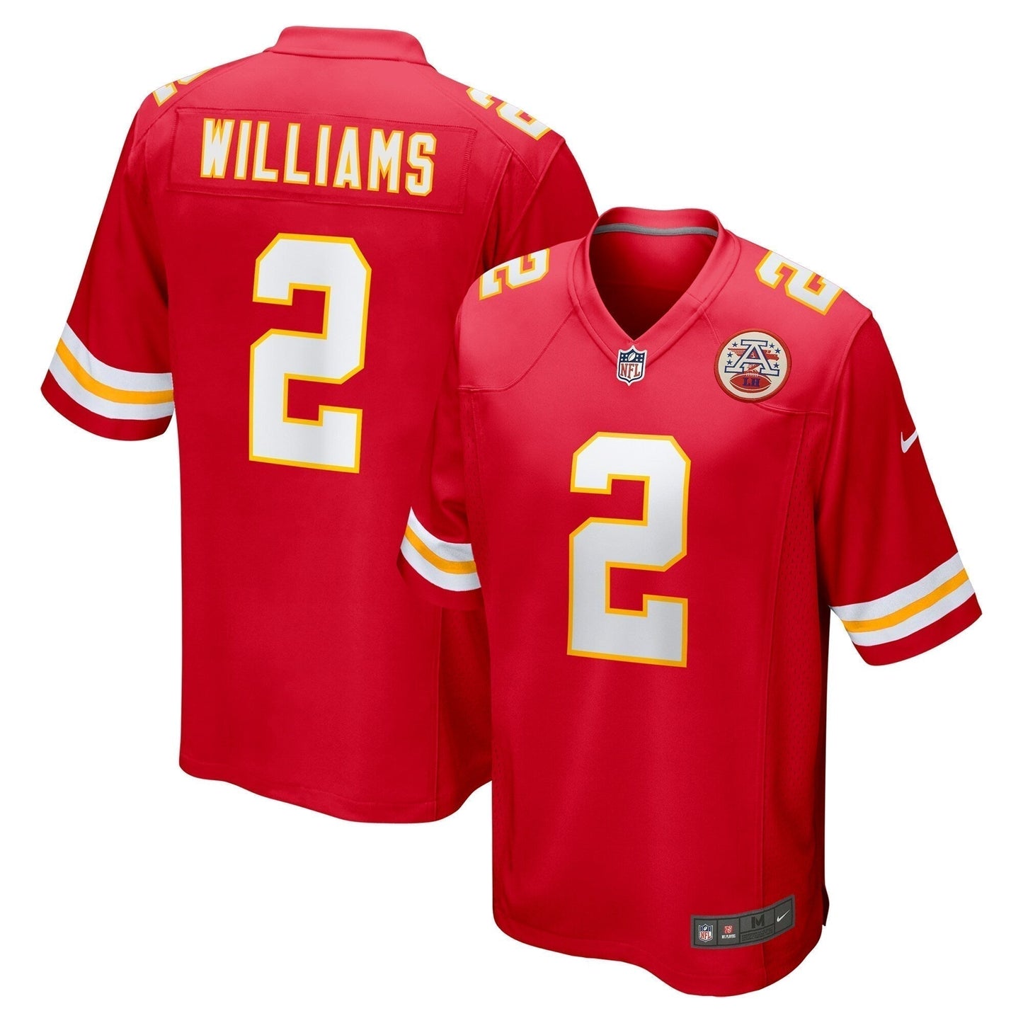 Joshua Williams Kansas City Chiefs   Game Jersey -  Red