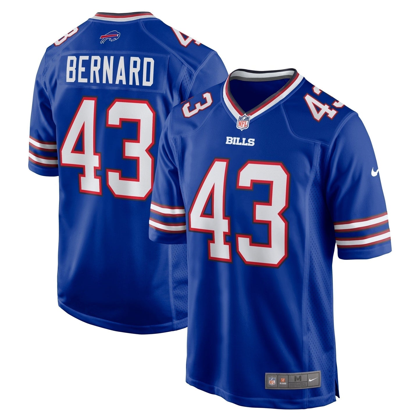 Terrel Bernard Buffalo Bills  Game   Jersey - Royal