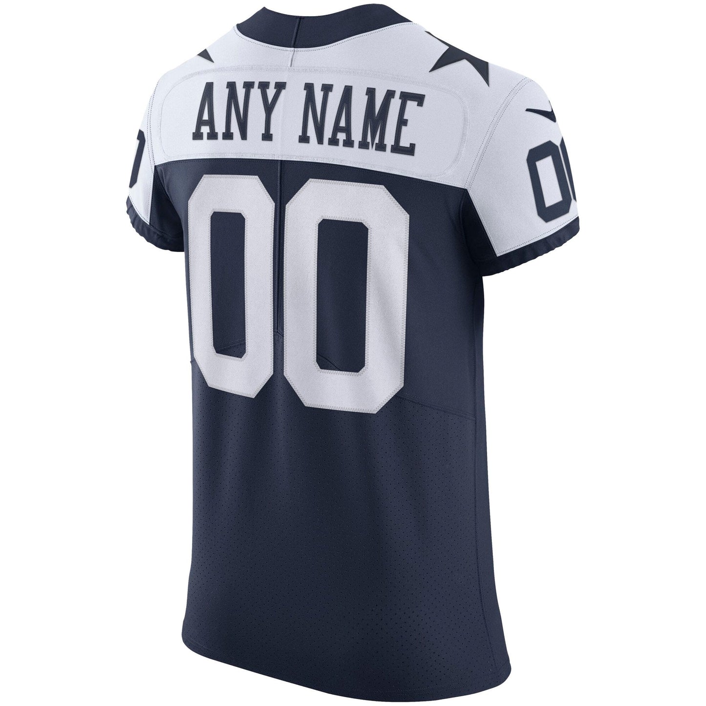 Dallas Cowboys Navy Alternate Vapor Elite Custom Jersey