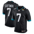 Byron Leftwich Jacksonville Jaguars  Alternate Retired   Game Jersey - Black