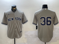 Men's New York Yankees Clarke Schmidt Gray Replica Player Jersey