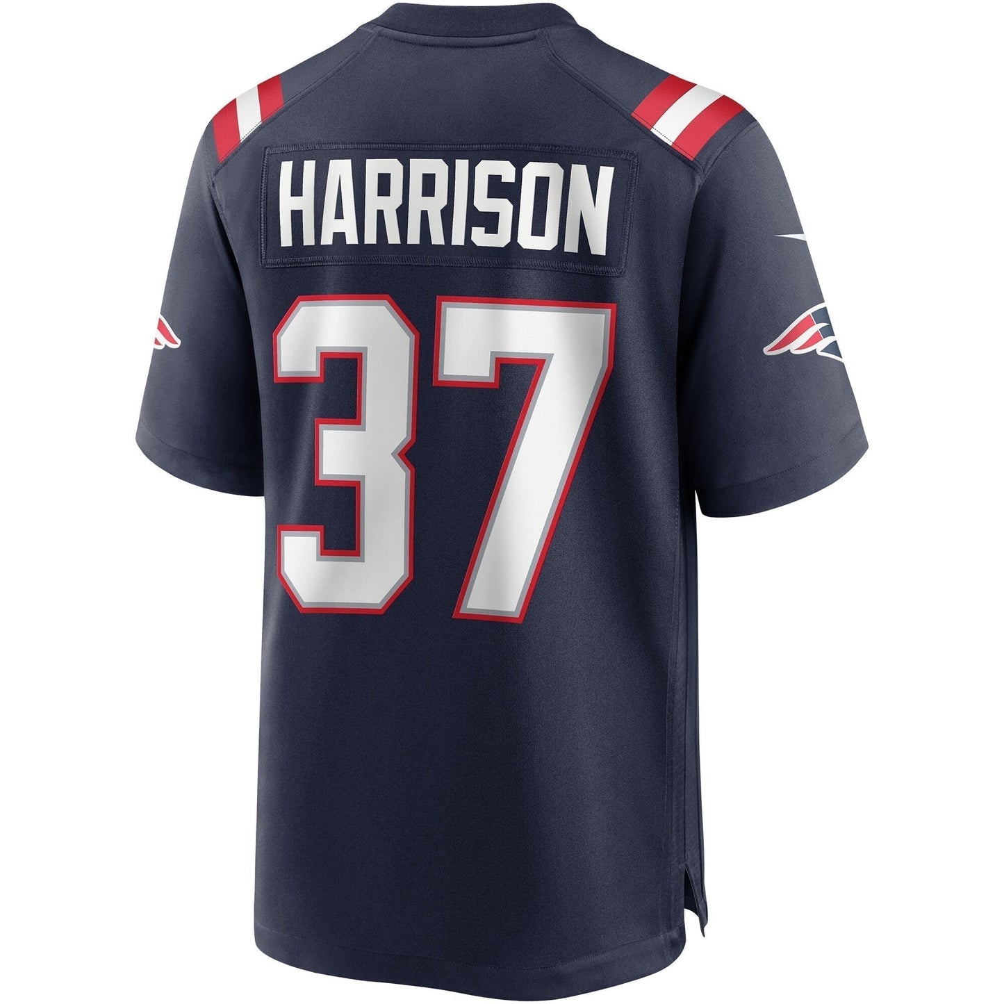 Rodney Harrison New England Patriots  Game Retired   Jersey - Navy