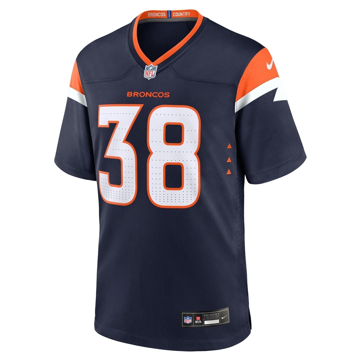 Jaleel McLaughlin Denver Broncos  Alternate Game Jersey -  Navy
