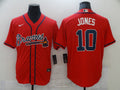 Men's Atlanta Braves Chipper Jones Red Replica Player Jersey