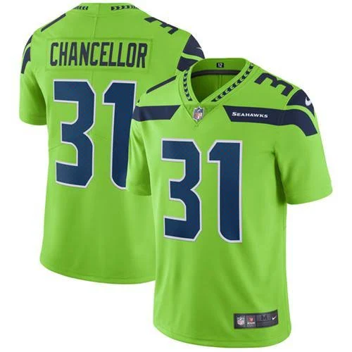 Kam Chancellor seahawks 31 color rush jersey