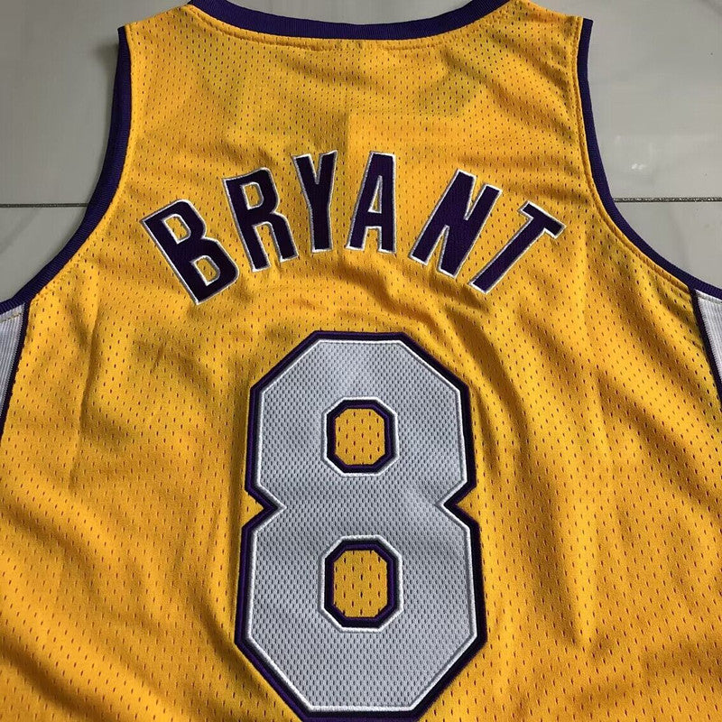 Kobe Bryant 1999-2000 Yellow 8# Retro Jersey