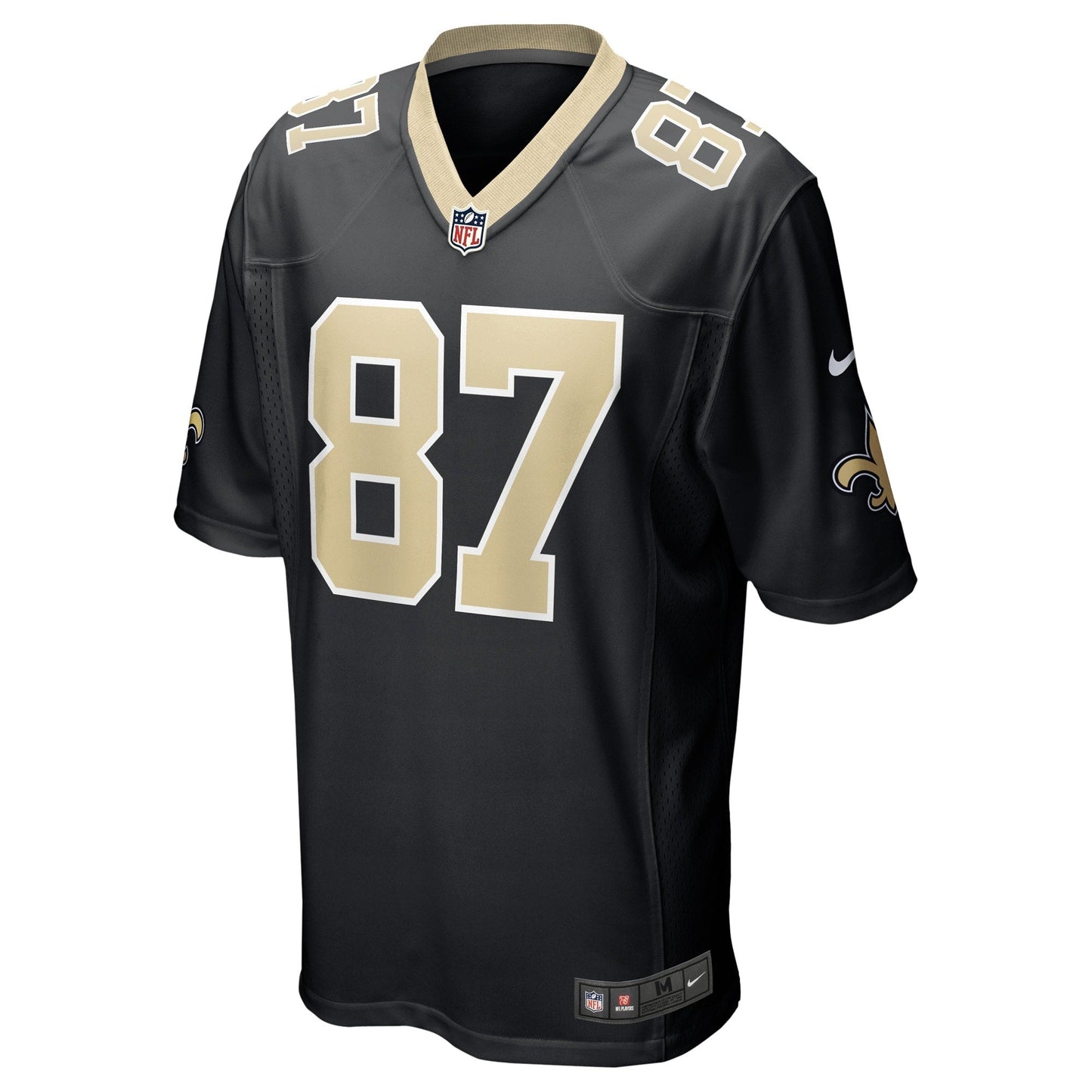 Lucas Krull New Orleans Saints  Game   Jersey - Black