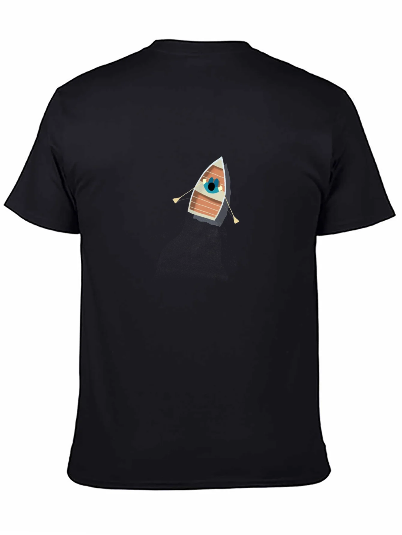 Rowboat Graphic Black Tee