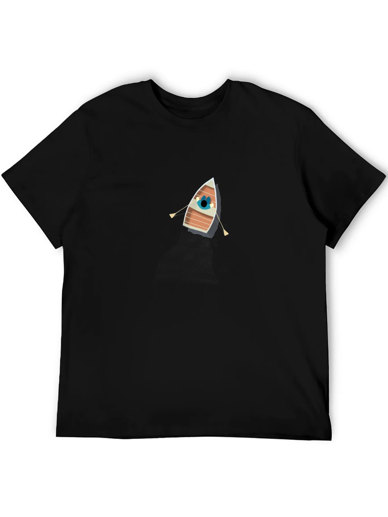 Rowboat Graphic Black Tee