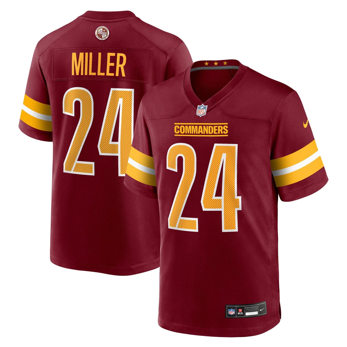 Washington Commanders Von Miller Burgundy Team Game Jersey