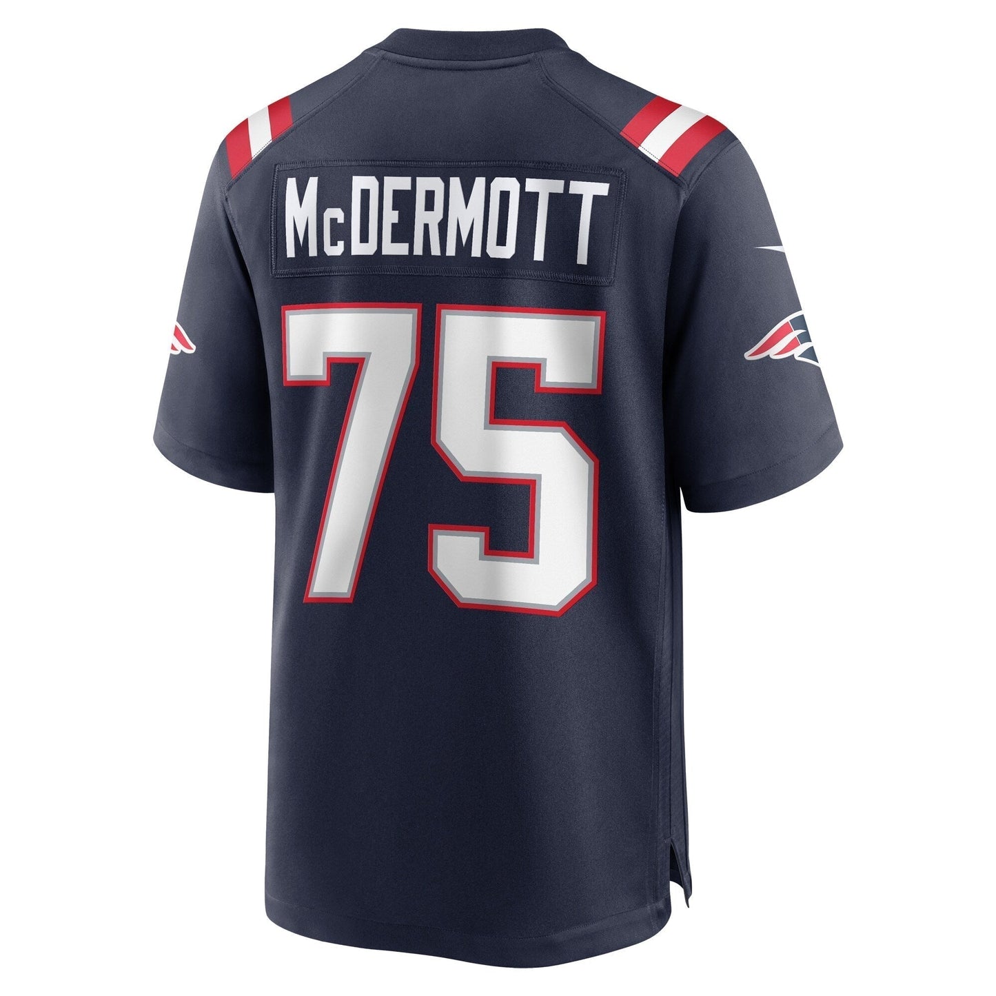 Conor McDermott New England Patriots  Home Game   Jersey - Navy