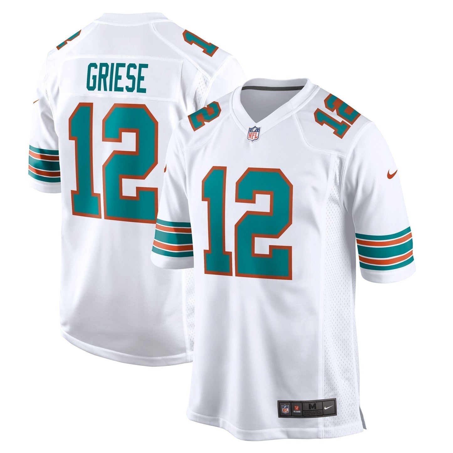 Bob Griese Miami Dolphins  Retired   Jersey - White