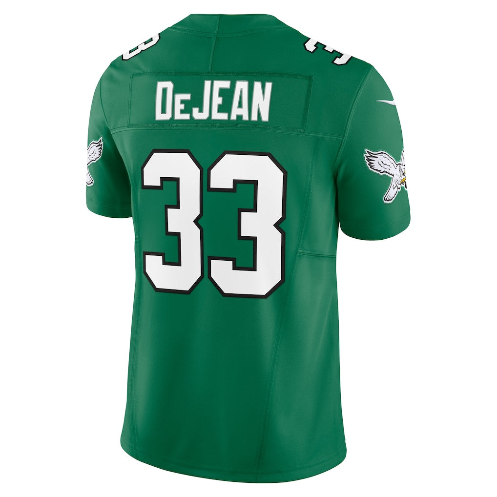P.Eagles #33 Cooper DeJean Kelly Green Alternate 2 Vapor F.U.S.E. Limited Jersey