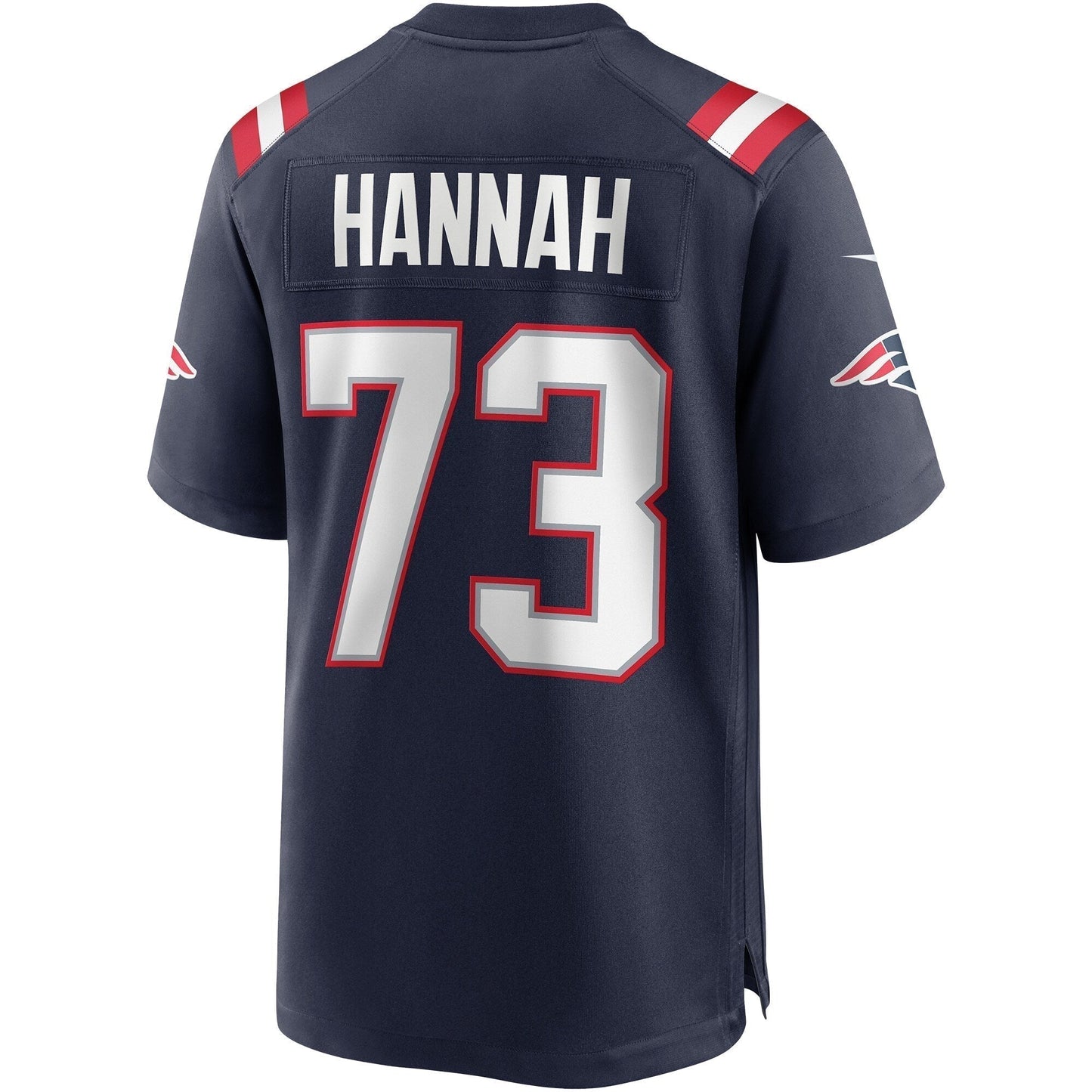 John Hannah New England Patriots  Game Retired   Jersey - Navy