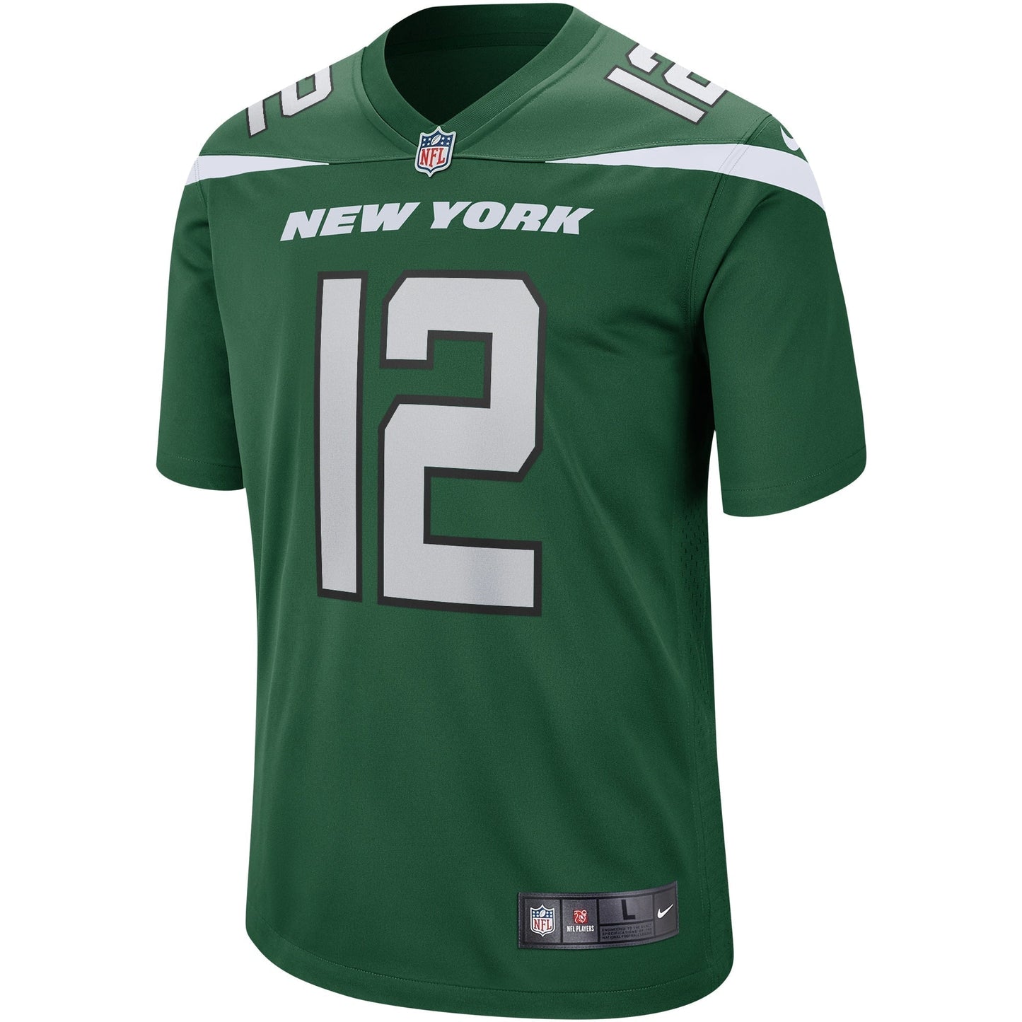 Joe Namath New York Jets  Game Retired   Jersey - Gotham Green