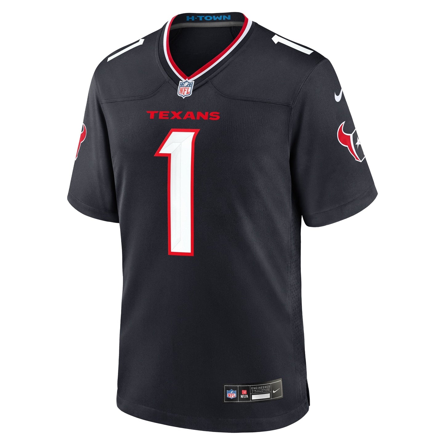 Houston Texans  #1 Dad Game Jersey - Navy