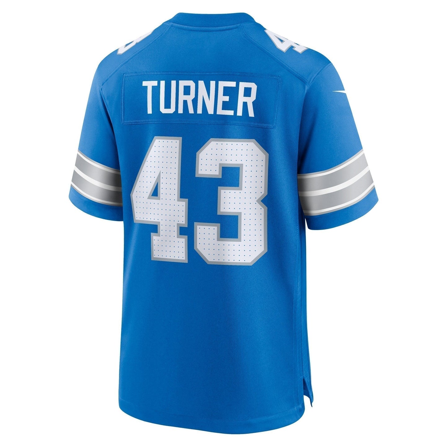 James Turner Detroit Lions  Game Jersey -  Blue