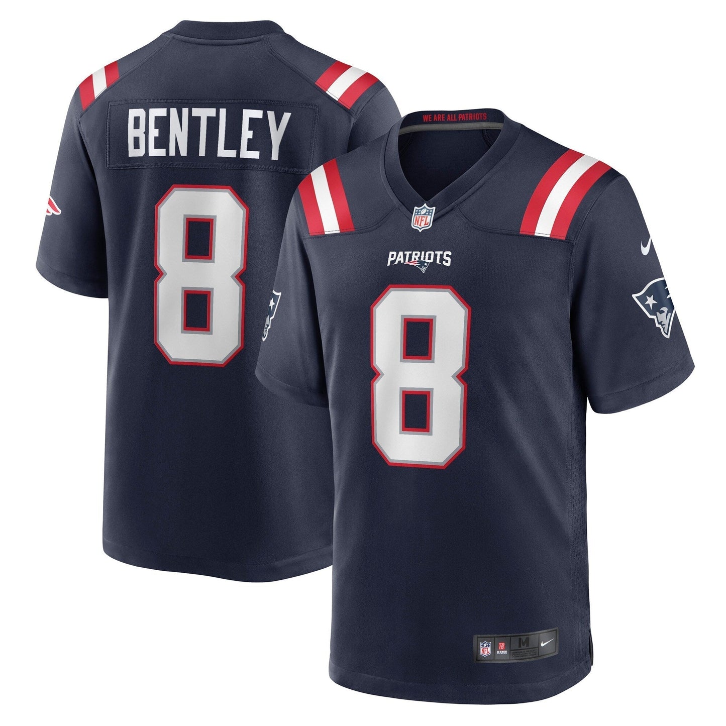 Ja'Whaun Bentley New England Patriots  Game   Jersey - Navy