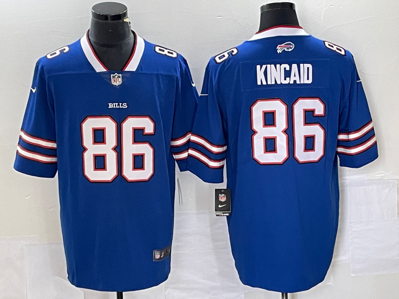Men's Buffalo Bills Dalton Kincaid #86 Royal 2023 NFL active First Round Pick Game Jerseys