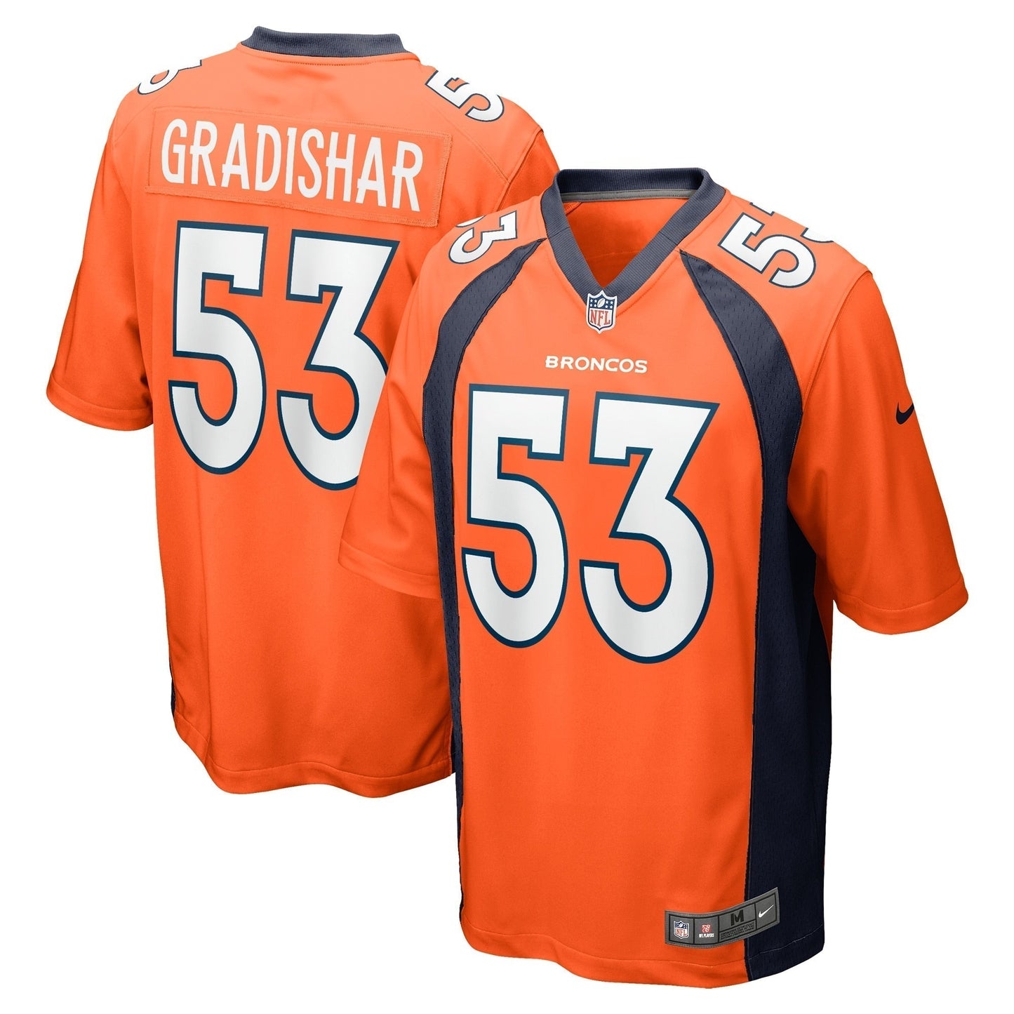 Randy Gradishar Denver Broncos   Retired   Game Jersey -  Orange