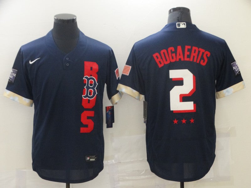Men's Boston Red Sox Xander Bogaerts Navy All Star Player Jersey