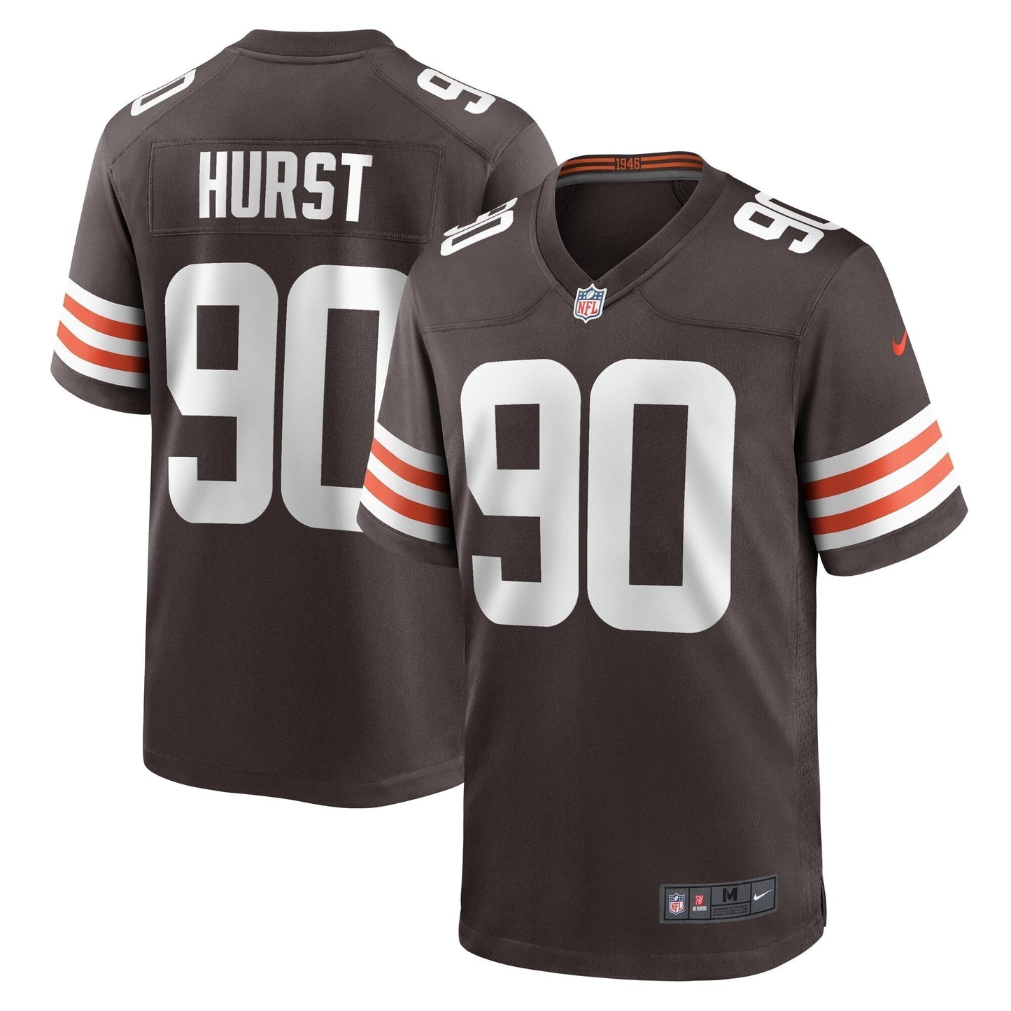 Maurice Hurst Cleveland Browns  Game   Jersey - Brown