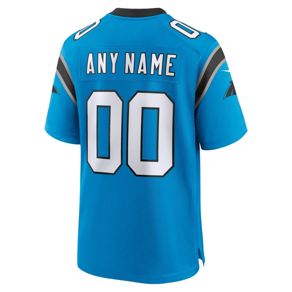 Carolina Panthers  Alternate Custom Game Jersey - Blue