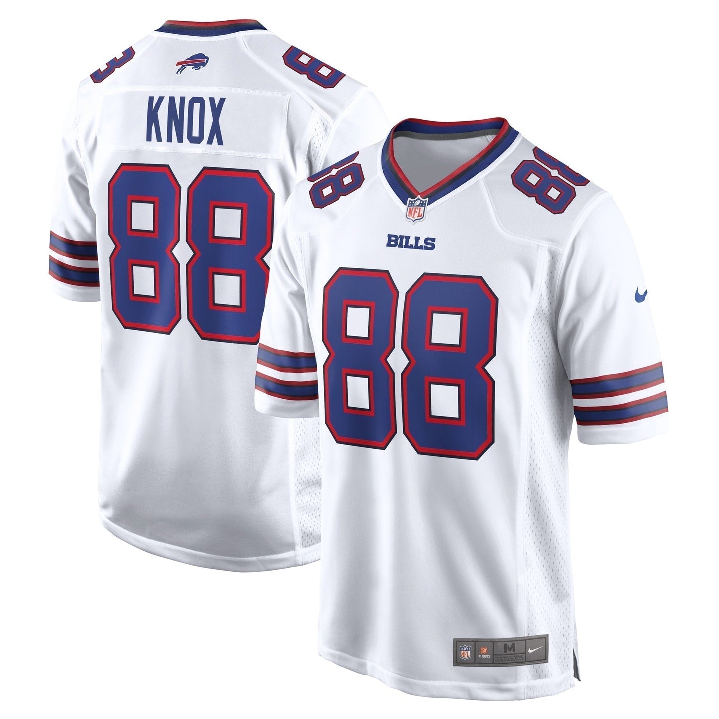 Dawson Knox Buffalo Bills  Away Game   Jersey - White