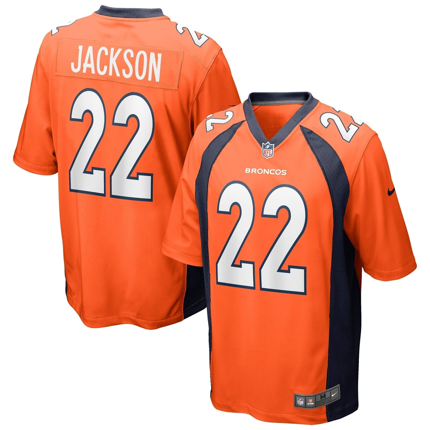 Kareem Jackson Denver Broncos  Game Jersey - Orange