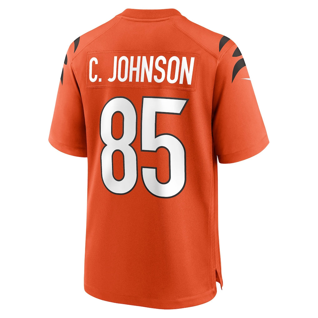 C.Bengals #85 Chad Johnson Orange Retired Player Alternate Game Jersey