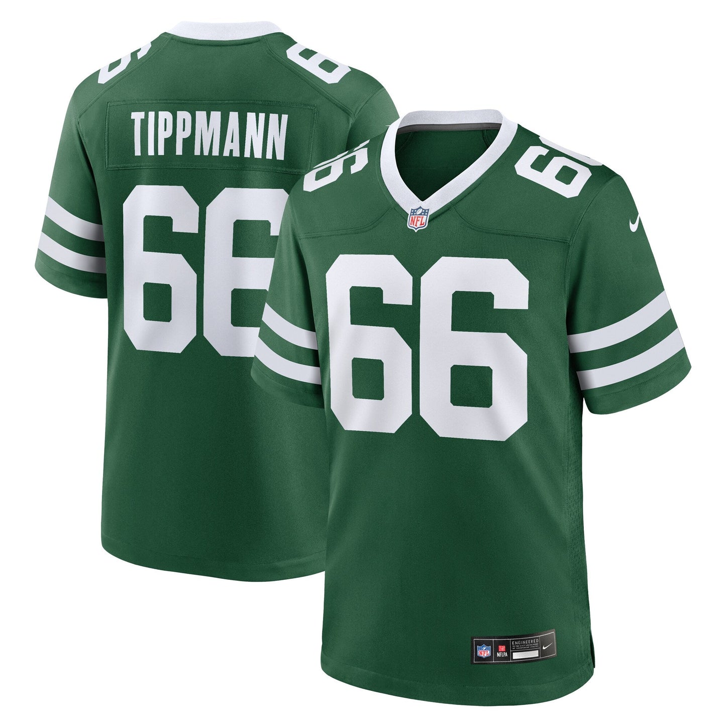 Joe Tippmann New York Jets  Team Game Jersey - Legacy Green