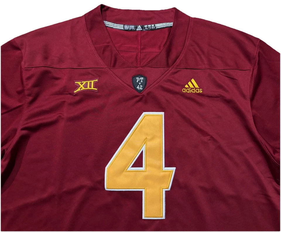 Arizona State Sun Devils Cam Skattebo Jersey. Mens XL. Red. Rare.