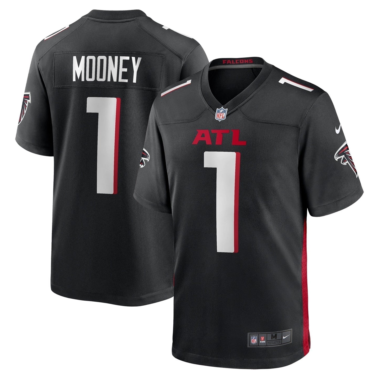 Darnell Mooney Atlanta Falcons  Team Game Jersey -  Black