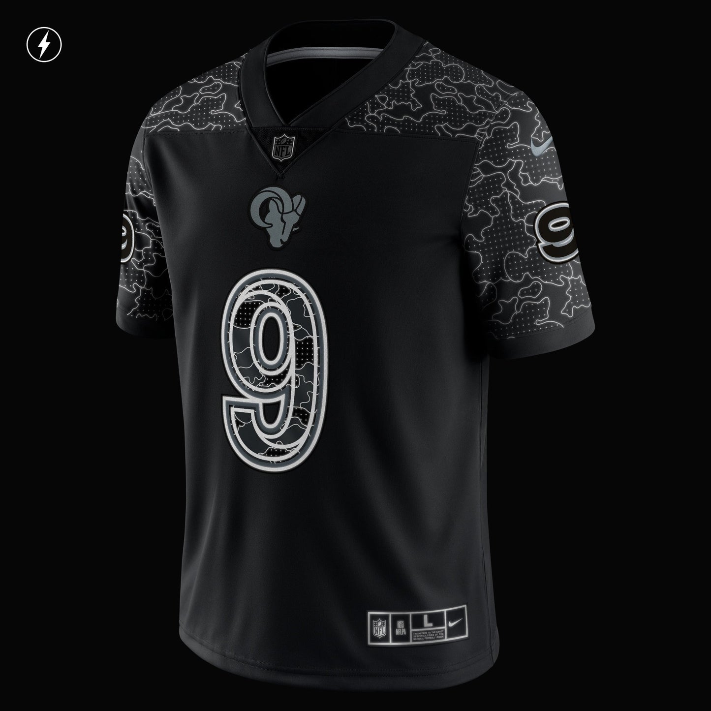 Matthew Stafford Los Angeles Rams  RFLCTV Limited Jersey - Black