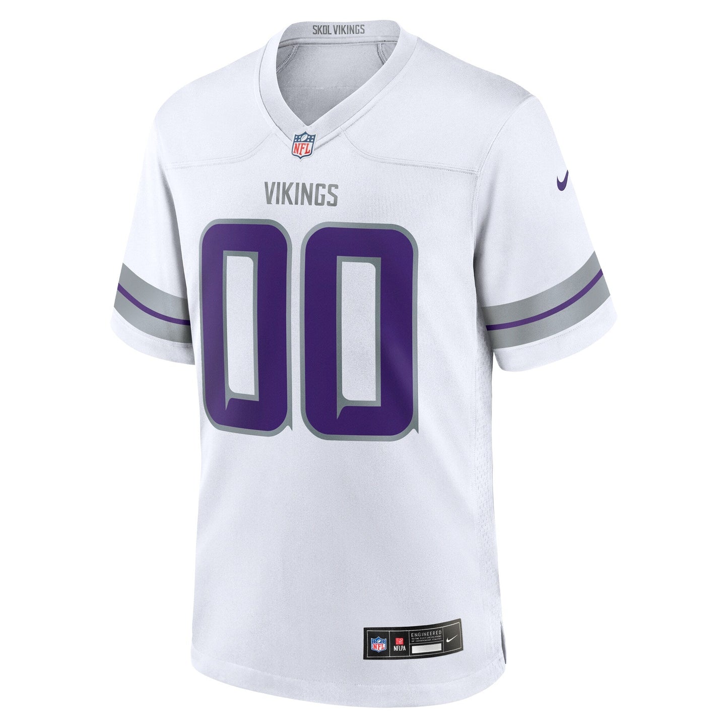 Minnesota Vikings  Alternate Custom Game Jersey - White