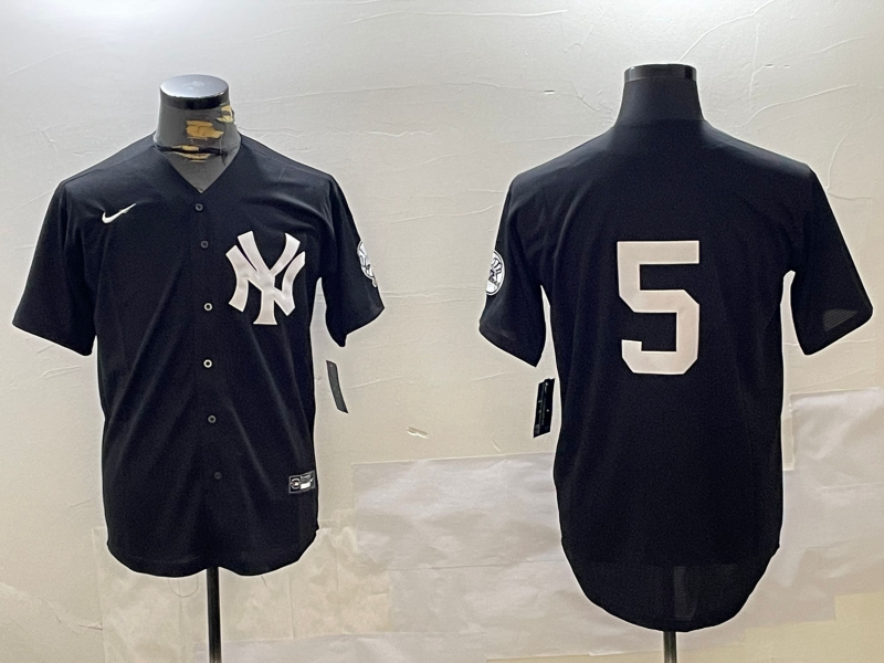 Men's New York Yankees Joe DiMaggio Black Game Jersey