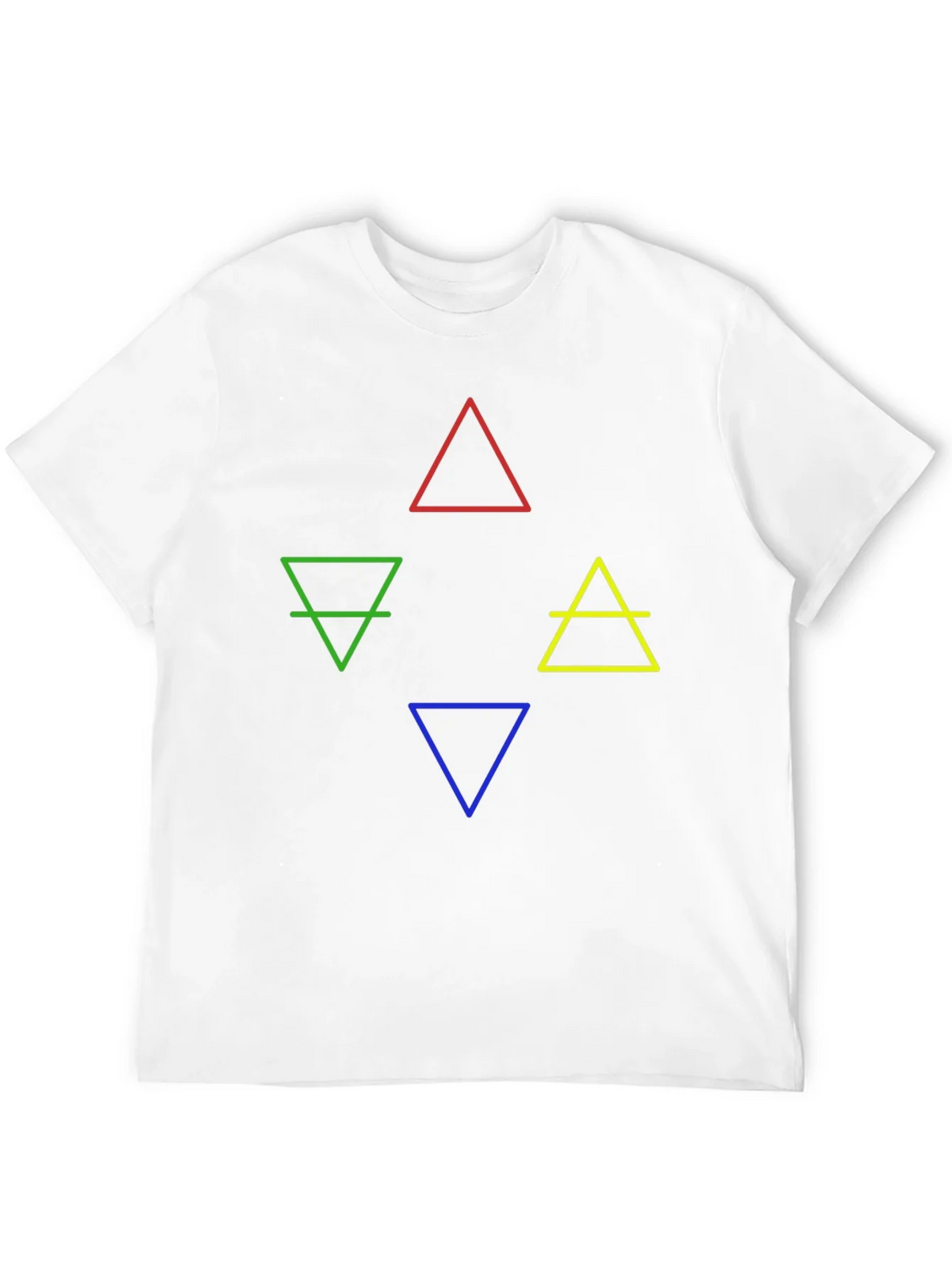 Elements Symbol Graphic T-Shirt - Earth Fire Water Air