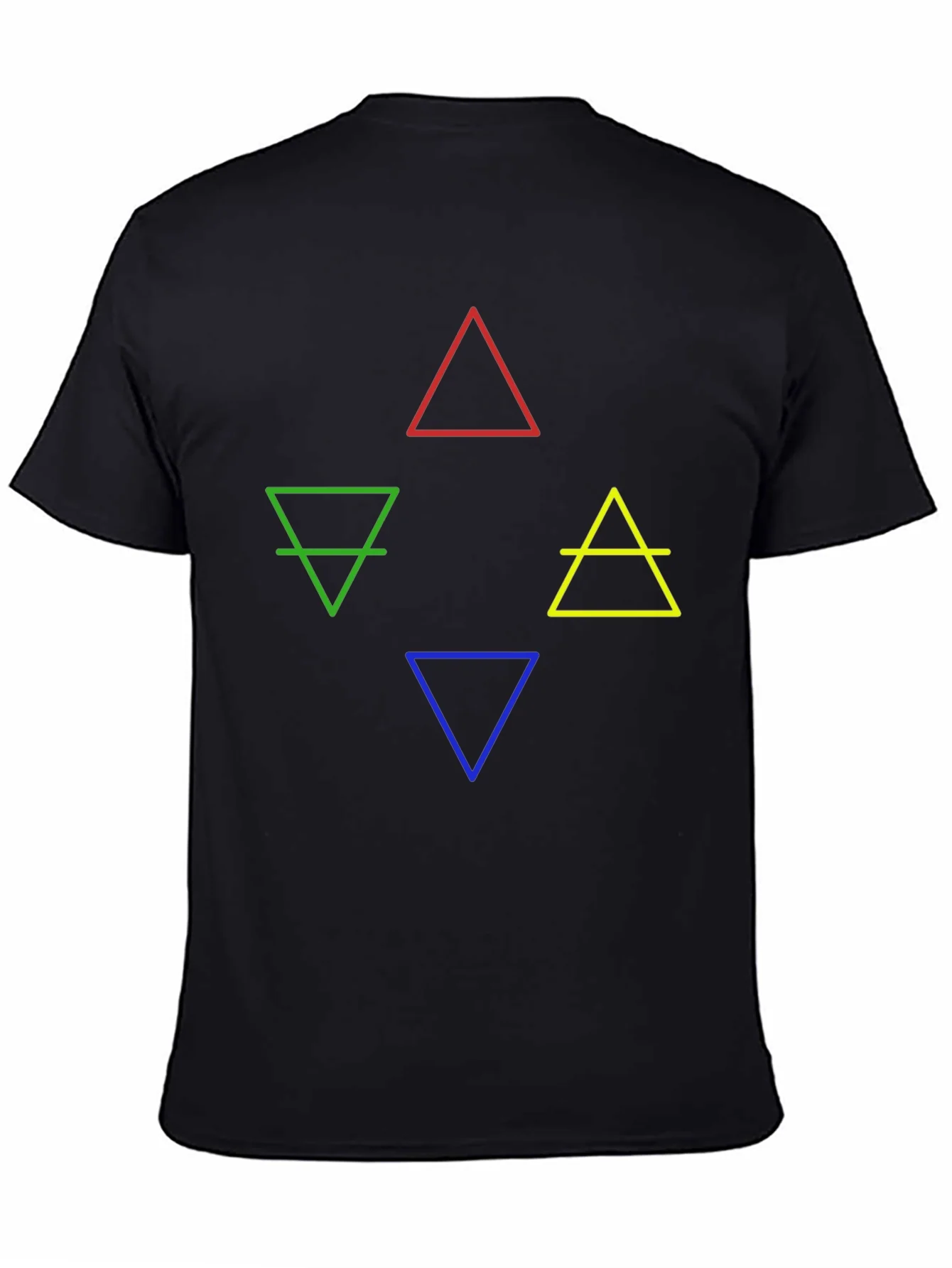 Elements Symbol Graphic T-Shirt - Earth Fire Water Air