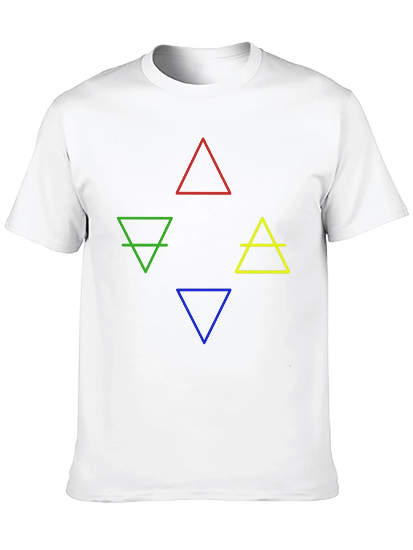 Elements Symbol Graphic T-Shirt - Earth Fire Water Air
