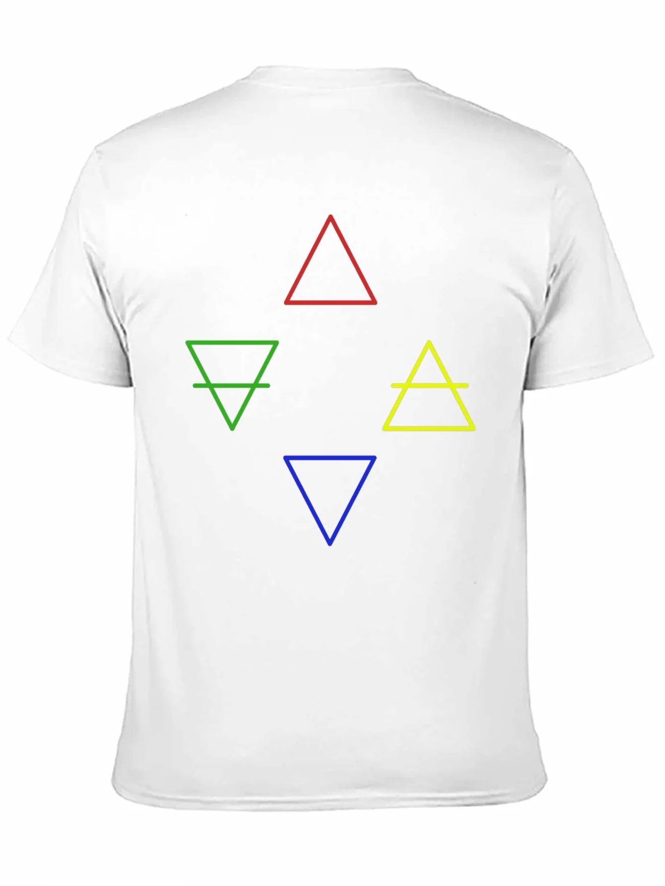 Elements Symbol Graphic T-Shirt - Earth Fire Water Air
