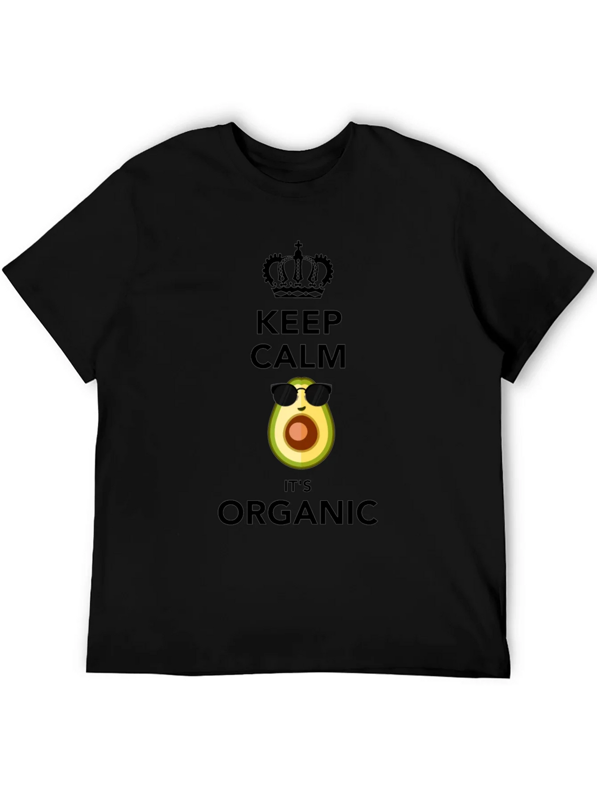 Keep Calm Its Organic Avocado T-Shirt