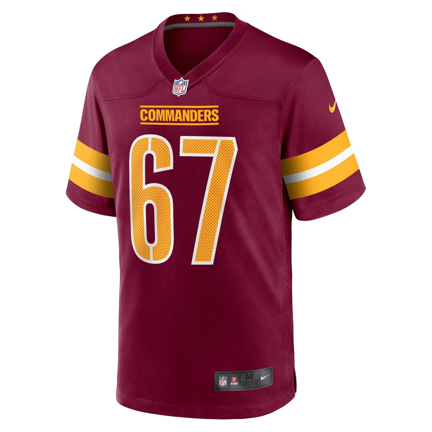 Washington Commanders Nick Allegretti Burgundy Game Jersey