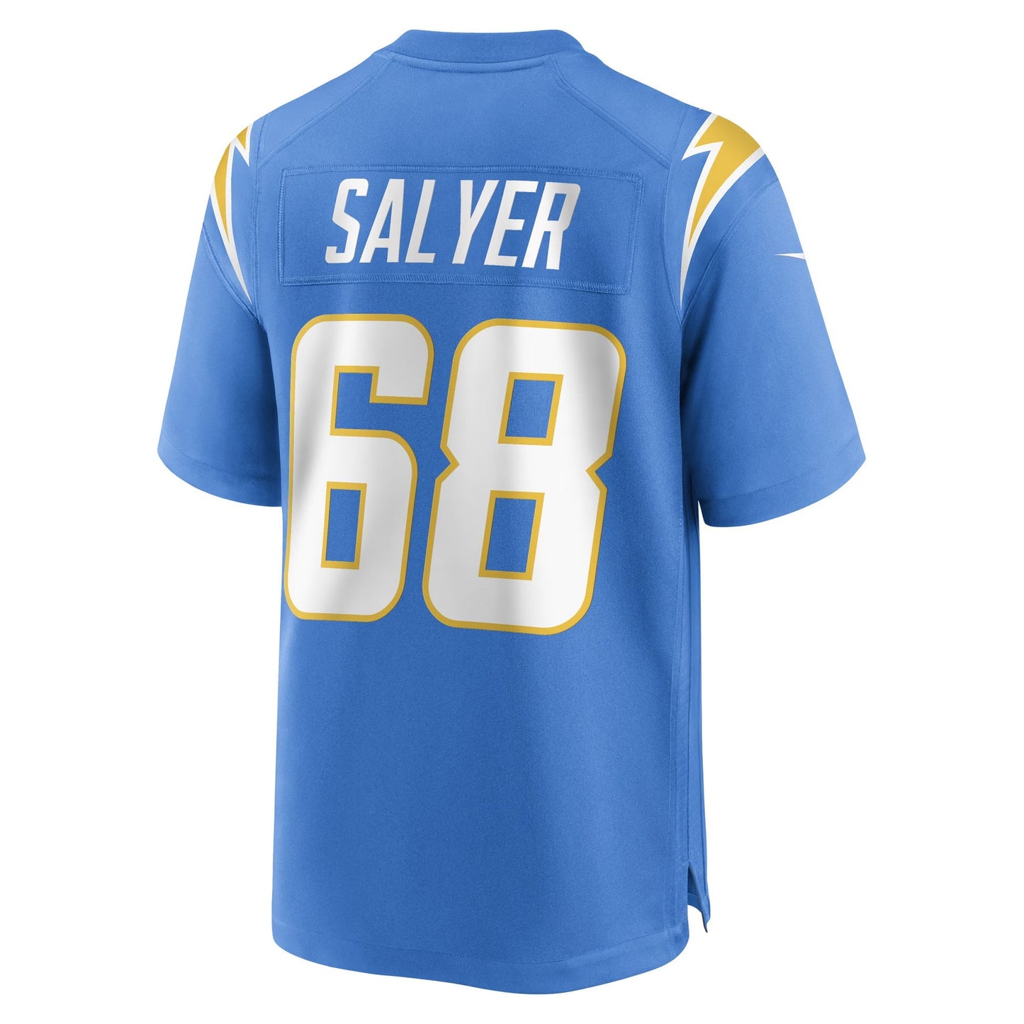 Los Angeles Chargers Jamaree Salyer Powder Blue Game Player Jersey