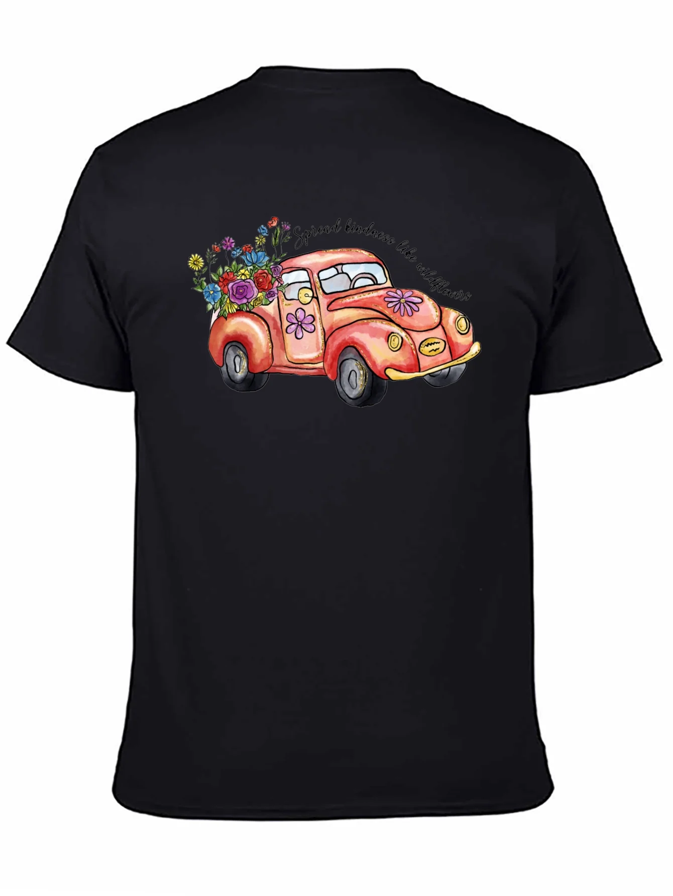 Kindness Car Graphic Tee - Black
