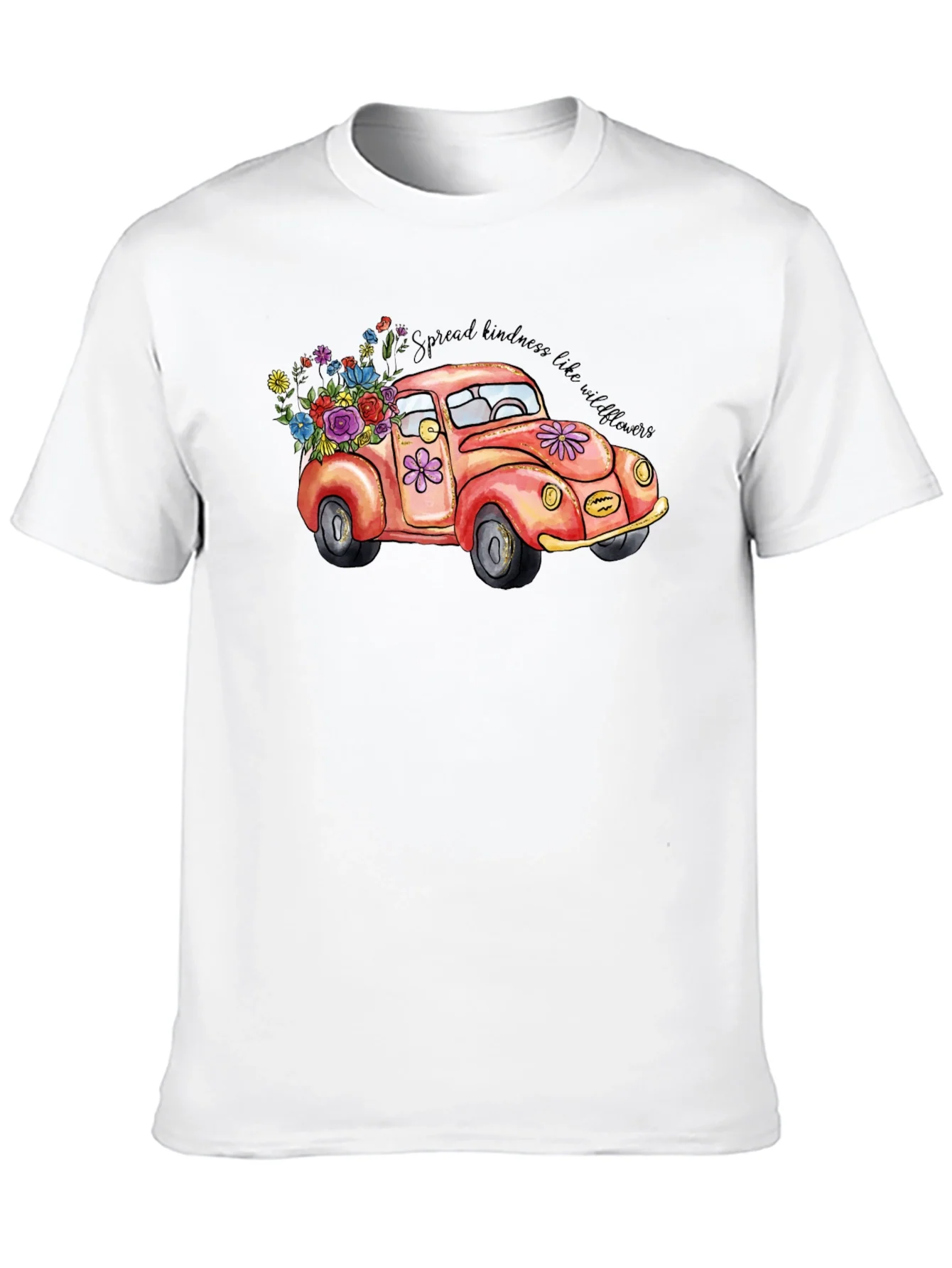 Kindness Car Graphic Tee - Black