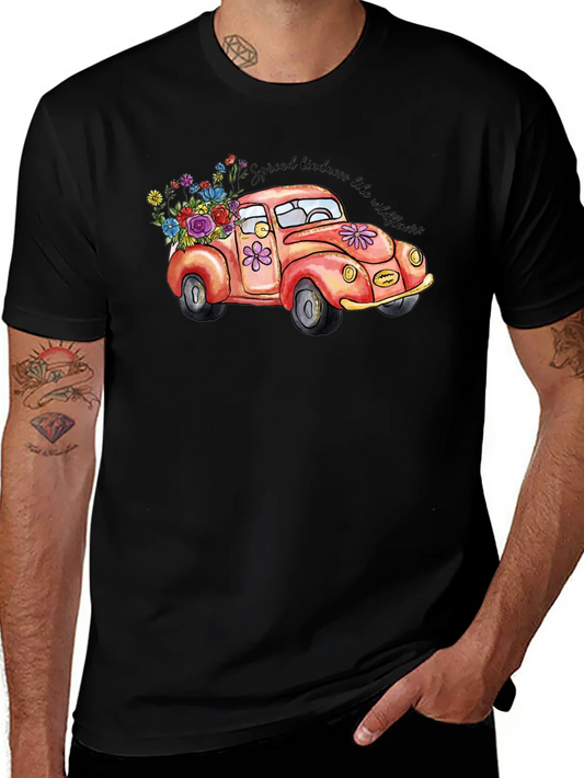 Kindness Car Graphic Tee - Black