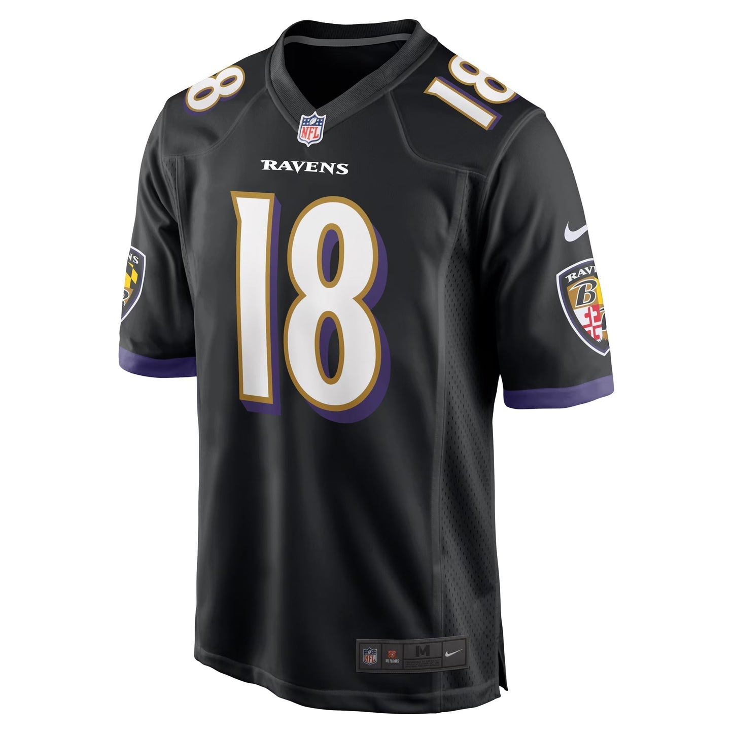 Baltimore Ravens Roquan Smith Black Alternate Game Jersey