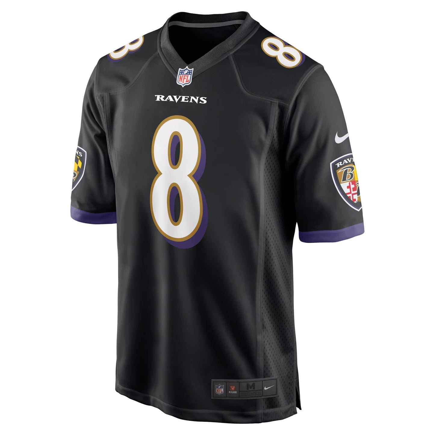 Baltimore Ravens Lamar Jackson Black Alternate Game Jersey