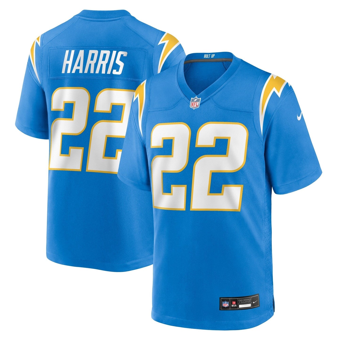 Los Angeles Chargers Najee Harris Powder Blue Game Player Jersey