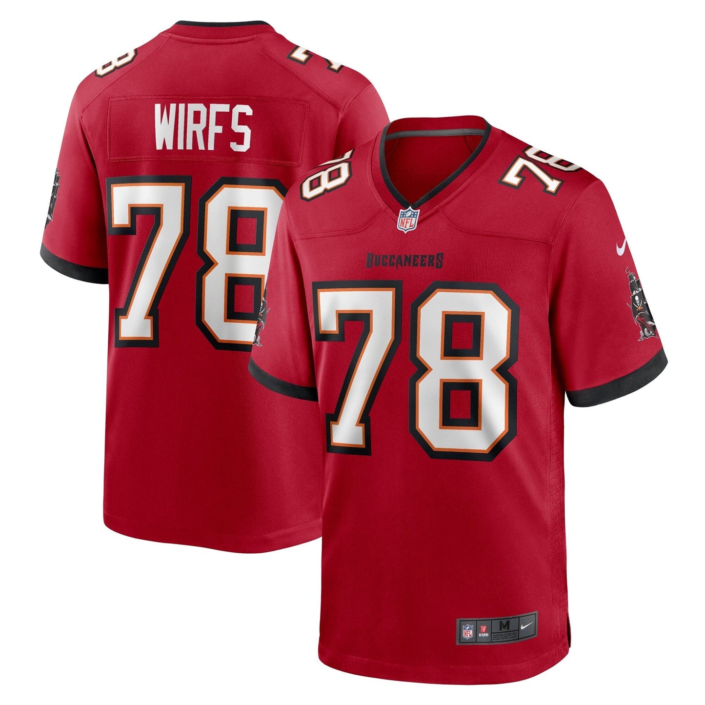 Tampa Bay Buccaneers Tristan Wirfs Red Game Jersey
